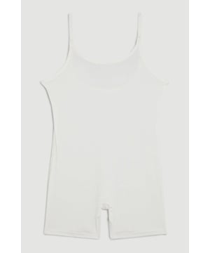 Step out in confidence when our control bodysuit is hidden beneath your outfit, with high quality control fabric that helps to smooth and sculpt, as well as a mid-thigh length. Wear it under a jumpsuit, dress, or co-ord set so you can head out feeling like your best self. Super Control Shorts Bodysuit High Quality, Stretchy Control Fabric Sleek, Minimal Design Mid-Thigh Length Adjustable Spaghetti Straps Bodycon Silhouette