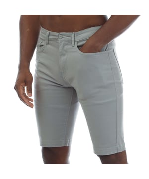 Mens Duck and Cover Franztown Shorts in grey.- Zip fly and button fastening.- 5 pocket design.- Lightweight canvas waistband.- Regular fit.- 98% Cotton  2% Elastane.  Machine washable.  - Ref: DC2R124072GRY