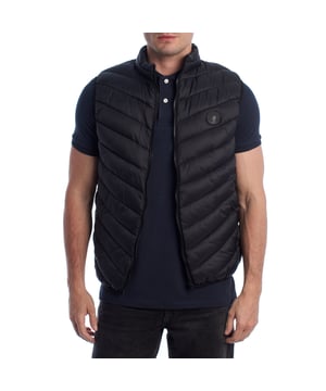 Designed to offer comfort and protection without sacrificing style, this US Polo Assn. quilted vest combines lightness, warmth, and sporty elegance. Its quilted construction provides ideal thermal insulation for transitional days, while its clean, timeless design makes it a versatile piece for any occasion.

 Details:
 - Regular cut with high neck for greater coverage.
 - Front closure with high quality heavy duty zipper.
 - Lightweight padding retains heat without adding bulk.
 - Embossed US Polo Assn. logo on the chest, a symbol of authenticity and tradition.
 - Functional design ideal for wearing alone or as an additional layer.

 Since 1890, the US Polo Association has been designing garments inspired by the values of polo: elegance, performance, and authenticity. This vest is an expression of that heritage, designed for the modern man who lives with dynamism and style.
 Composition: 100% Recycled Polyamide
 Care:
Hand wash.
 Do not use bleach.
 Do not tumble dry.
 Do not iron.