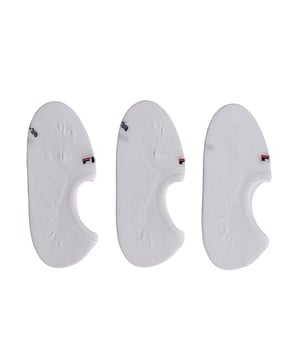 Mantén tus pies frescos y cómodos con este pack de calcetines invisibles de Fila. Diseñados para no sobresalir del calzado, son ideales para usar con mocasines, deportivas o zapatos bajos, aportando discreción y un ajuste seguro durante todo el día.

Detalles:
- Tejido de algodón.
- Diseño invisible de corte bajo, perfectos para no ser vistos.
- Logo Fila bordado en la puntera.
- Corte invisible.
- Colores variados.
- Minimalista, perfectos para looks casuales y deportivos.

Estos calcetines invisibles de Fila son la opción ideal para quienes buscan máxima comodidad y discreción sin renunciar al estilo. Perfectos para el uso diario, garantizan frescura, ajuste perfecto y un look impecable en todo momento.
 Composición: 59% Algodón, 39% Poliamida, 2% Elastano
 Cuidados:
Lavar a máquina a un máximo de 30 °C.
No usar lejía ni blanqueadores.
No planchar.
No lavar en seco.
Secar al aire o en secadora a baja temperatura.