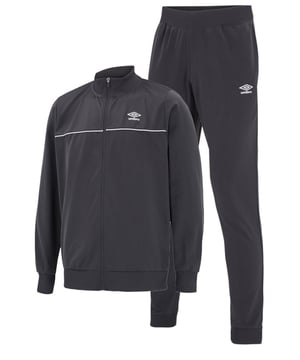Standing collar.Full zip fastening.Slip pockets.Contrast piping.Ribbed cuffs and hem.Elasticated waistband.Side pockets.Ribbed cuffs.