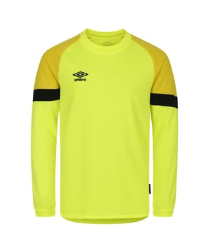 Gemaakt van technisch vochtafvoerende stof, is het shirt ontworpen met oog voor prestaties en heeft het een twee kleurenpalet met contrasterende chevrons op de mouwen. Afgewerkt met een geborduurd Umbro gestapeld diamantlogo op de borst.