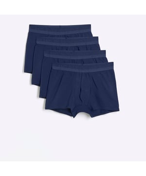 Multipack of 4, RI elasticated waistband, Cotton for this product has been more responsibly sourced