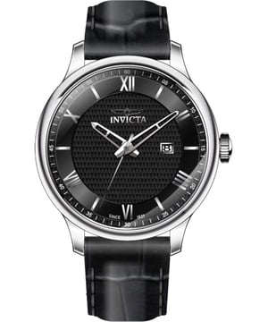 El Invicta 47804 tiene una caja de acero inoxidable de 43 millimetros con una esfera negro.
Esta modelo funciona con un movimiento de Cuarzo preciso.
Resistencia a la presión de aqua de 10 bares.
Este modelo es parte de la colección Invicta Celestial.

2 años de garantía Invicta.