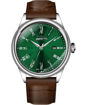 Das Invicta 47809 hat ein 43 millimeter Stainless Steel gehäuse mit einem grünen Zifferblatt.
Dieses Modell wird von einem präzisen  Quarzuhrwerk angetrieben.
10 bar Wasserdichtigkeitszertifizierung.
Dieses Modell ist von der Invicta Celestial Kollektion.

2 Jahre Garantie.