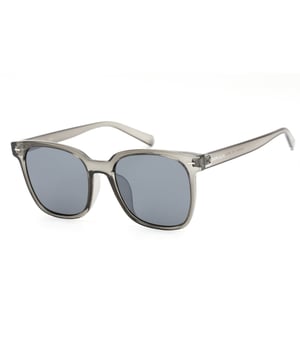 Elevate your style with these exquisite Calvin Klein Crystal Smoke Frame Gunmetal Mirror Lensed Sunglasses. The sophisticated crystal smoke frames create a contemporary translucent effect, while the striking gunmetal mirror lenses offer superior UV protection and a fashion-forward reflective finish. These premium designer sunglasses combine Calvin Klein's renowned craftsmanship with versatile styling that complements any outfit. Perfect for making a statement while protecting your eyes with unmistakable luxury and elegance. 55X19X145, 100% Plastic