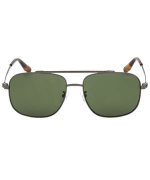 Verfijn je stijl met deze verfijnde BMW zonnebril met een luxueus, glanzend bronskleurig montuur en opvallende groene glazen. Deze premium zonnebrillen, met precisie vervaardigd met afmetingen van 60x17x145 voor een perfecte pasvorm, combineren de uitmuntende kwaliteit van de auto-industrie met een modieus design. 100% metaal