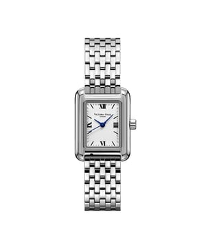 The VICTORIA HYDE LONDON women's watch from the RETRO series combines retro-inspired design with modern functionality. The silver square case, measuring 22 x 29 mm and 7.5 mm thick, is made of eco-friendly copper, giving the watch a timeless look. The silver dial with a fine sand effect and clear mineral crystal ensure excellent legibility. The silver stainless steel strap (7-link bracelet) with a width of 14 mm and a total length of 178.11 mm (including clasp) is adjustable and equipped with a practical double folding clasp. The watch is powered by a precise quartz movement (Miyota Super 2035) and offers 3 ATM water resistance, making it an ideal companion for everyday wear.

Case: Silver square case made of eco-friendly copper, measuring 22 x 29 mm and 7.5 mm thick.

Dial: Silver dial with a sand effect for an elegant appearance.

Strap: Silver stainless steel strap (7-link band) with a width of 14 mm and a total length of 178.11 mm, adjustable with a double folding clasp.

Movement: Precise quartz movement (Miyota Super 2035) for reliable timekeeping.

Water resistance: 3 ATM, suitable for everyday activities such as washing hands or splashing water.

This watch is perfect for women who value stylish design, high-quality materials, and functionality.