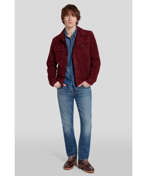 Herren  Keine Garderobe ist komplett ohne ein Paar Slimmy Jeans. Mit ihrer schmalen, geraden Passform und der legeren Silhouette sind sie eine vielseitige Option, die nie aus der Mode gerät. Diese Variante ist aus Every Day Seven Denim gefertigt und zeichnet sich durch einen cleanen Look und authentische Details aus. Die Jeans von 7 For All Mankind werden aus Premiumstoffen hergestellt.