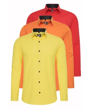 Rusty Neal heren overhemd set van 3
 
Pasvorm: Slim Fit
Materiaal shirt: 60% katoen, 37% polyester, 3% elastaan
Gewicht: 750 g
Land van herkomst: Turkije
Kraagvorm: Kent kraag
 
TEVREDENHEIDSGARANTIE: U kunt bij ons zonder risico kopen, wij accepteren retourzendingen zonder opgaaf van reden en storten uw geld binnen de kortst mogelijke termijn terug. Onze bedrijfsfilosofie is nog steeds: "De klant is koning". Ons doel is om te allen tijde de best mogelijke service te bieden, met het hoofdkantoor in Duitsland.
PRODUCTIE: Als oprichter en fabrikant ontwerpen en produceren wij onze producten autonoom van A tot Z als familiebedrijf. Hierdoor kunnen wij kwaliteit en een optimale prijs-kwaliteitverhouding garanderen. Gefabriceerd onder eerlijke arbeidsomstandigheden met hoogwaardige materialen die zorgvuldig zijn verwerkt (geen chemische geur). Tijdloos design uit het land van herkomst: Turkije
PASVORM: Dit shirt is gemaakt van een hoogwaardige en soepele katoenmix en staat garant voor een absoluut comfortabel gevoel met een feelgoodfactor. Ons model is 1,85 m lang, weegt ruim 80 kg en draagt ​​maat M (medium). Aangepast aan de Europese markt, bieden wij dit shirt aan in de volgende pasvorm: Slim Fit
GELEGENHEID: Of het nu lente/zomer of herfst/winter is, dit shirt is altijd comfortabel om te dragen en is een allrounder. Dankzij de hoogwaardige materialen en afwerking kriebelt het niet. Het tijdloze en toch moderne design garandeert een stijlvolle verschijning, zowel op kantoor of tijdens zakelijke bijeenkomsten als casual in de middag of als een geweldig accent op feesten of andere evenementen.
MACHINEWASBAAR: Dankzij de hoogwaardige verwerking van de materialen is er geen sprake van kleurverlies na het wassen en is krimpen van het shirt geen probleem meer! Kwaliteit die de tand des tijds doorstaat, zelfs na talloze wasbeurten!