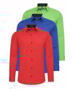 Rusty Neal heren overhemd set van 3
 
Pasvorm: Slim Fit
Materiaal shirt: 60% katoen, 37% polyester, 3% elastaan
Gewicht: 750 g
Land van herkomst: Turkije
Kraagvorm: Kent kraag
 
TEVREDENHEIDSGARANTIE: U kunt bij ons zonder risico kopen, wij accepteren retourzendingen zonder opgaaf van reden en storten uw geld binnen de kortst mogelijke termijn terug. Onze bedrijfsfilosofie is nog steeds: "De klant is koning". Ons doel is om te allen tijde de best mogelijke service te bieden, met het hoofdkantoor in Duitsland.
PRODUCTIE: Als oprichter en fabrikant ontwerpen en produceren wij onze producten autonoom van A tot Z als familiebedrijf. Hierdoor kunnen wij kwaliteit en een optimale prijs-kwaliteitverhouding garanderen. Gefabriceerd onder eerlijke arbeidsomstandigheden met hoogwaardige materialen die zorgvuldig zijn verwerkt (geen chemische geur). Tijdloos design uit het land van herkomst: Turkije
PASVORM: Dit shirt is gemaakt van een hoogwaardige en soepele katoenmix en staat garant voor een absoluut comfortabel gevoel met een feelgoodfactor. Ons model is 1,85 m lang, weegt ruim 80 kg en draagt ​​maat M (medium). Aangepast aan de Europese markt, bieden wij dit shirt aan in de volgende pasvorm: Slim Fit
GELEGENHEID: Of het nu lente/zomer of herfst/winter is, dit shirt is altijd comfortabel om te dragen en is een allrounder. Dankzij de hoogwaardige materialen en afwerking kriebelt het niet. Het tijdloze en toch moderne design garandeert een stijlvolle verschijning, zowel op kantoor of tijdens zakelijke bijeenkomsten als casual in de middag of als een geweldig accent op feesten of andere evenementen.
MACHINEWASBAAR: Dankzij de hoogwaardige verwerking van de materialen is er geen sprake van kleurverlies na het wassen en is krimpen van het shirt geen probleem meer! Kwaliteit die de tand des tijds doorstaat, zelfs na talloze wasbeurten!