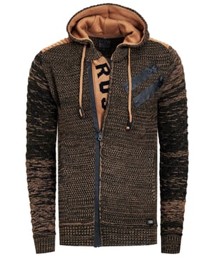 Rusty Neal Herren Strick-Pullover
 
Passform: Casual Fit
Material: 75% Polyacryl, 25% Baumwolle
Gewicht: 700 gr
Herstellungsland: Türkei
Webart: Grobstrick
Kragenform: Kapuze
 
ZUFRIEDENHEITSGARANTIE: Bei uns kaufen Sie ohne Risiko, da wir unbegründete Rückgaben akzeptieren und zeitlich die Rückzahlung Erstatten. Unsere Firmenphilosophie lautet nach wie vor: "Der Kunde ist König" unser Anliegen ist es zu jeder Zeit den bestmöglichen Service zu bieten mit Firmensitz: Deutschland
HERSTELLUNG/PRODUKTION: Als Gründer wie auch Hersteller, Designen und Produzieren wir unsere Produkte als Familienunternehmen von A-Z autonom, daher können wir Qualität garantieren wie auch ein optimales Preis-Leistungs-Verhältnis. Hergestellt unter fairen Arbeitsbedingungen mit hochwertigen Materialien welche schonend verarbeitet wurden (kein Chemiegeruch). Zeitloses Design aus dem Herkunftsland: Türkei
PASSFORM: Angefertigt aus qualitativ hochwertiger wie auch anschmiegsamer Baumwollmischung, garantiert dieser Pullover einen absolut bequemen Sitz mit Wohlfühlfaktor. Unser Model trägt bei einer Körpergröße von 1,85 m und einem Gewicht über 80 kg die Größe: M (Medium). An den Europäischen Markt angepasst bieten wir diesen Pullover in folgender Passform an: Casual Fit
ANLASS: Für die kalte Jahreszeit ist dieser Strickpullover sehr warm und bequem zu tragen, KEIN KRATZEN durch hochwertige Materialien und Verarbeitung, das zeitlose und doch Moderne Design garantiert einen Stilvollen Auftritt, ob im Büro oder Business Meetings wie auch Casual am Nachmittag oder als toller Akzent auf Partys oder anderen Veranstaltungen.
MASCHINENWÄSCHE: Durch die hochwertige Verarbeitung der Materialien treten nach der Wäsche keine Farbverluste auf, auch das Einlaufen des Pullovers ist kein Thema mehr! Qualität die sich auch nach unzähligen Waschgängen gewaschen hat!
 