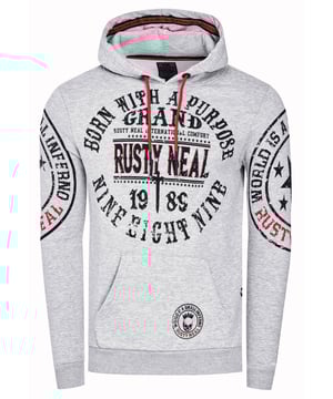 Rusty Neal Herren Sweatshirt
 
Passform: Regular Fit
Material: 70% Baumwolle, 30% Polyester 
Gewicht: 500 gr
Herstellungsland: Indien
Kragenform: Kapuze
 
ZUFRIEDENHEITSGARANTIE: Bei uns kaufen Sie ohne Risiko, da wir unbegründete Rückgaben akzeptieren und zeitlich die Rückzahlung Erstatten. Unsere Firmenphilosophie lautet nach wie vor: "Der Kunde ist König" unser Anliegen ist es zu jeder Zeit den bestmöglichen Service zu bieten mit Firmensitz: Deutschland
HERSTELLUNG/PRODUKTION: Als Gründer wie auch Hersteller, Designen und Produzieren wir unsere Produkte als Familienunternehmen von A-Z autonom, daher können wir Qualität garantieren wie auch ein optimales Preis-Leistungs-Verhältnis. Hergestellt unter fairen Arbeitsbedingungen mit hochwertigen Materialien welche schonend verarbeitet wurden (kein Chemiegeruch). Zeitloses Design aus dem Herkunftsland: Türkei
PASSFORM: Angefertigt aus qualitativ hochwertiger wie auch anschmiegsamer Baumwollmischung, garantiert dieser Sweater einen absolut bequemen Sitz mit Wohlfühlfaktor. Unser Model trägt bei einer Körpergröße von 1,85 m und einem Gewicht über 80 kg die Größe: M (Medium). An den Europäischen Markt angepasst bieten wir diesen Sweater in folgender Passform an: Regular Fit
ANLASS: Für die kalte Jahreszeit ist dieser Sweater sehr warm und bequem zu tragen, KEIN KRATZEN durch hochwertige Materialien und Verarbeitung, das zeitlose und doch Moderne Design garantiert einen Stilvollen Auftritt, ob im Büro oder Business Meetings wie auch Casual am Nachmittag oder als toller Akzent auf Partys oder anderen Veranstaltungen.
MASCHINENWÄSCHE: Durch die hochwertige Verarbeitung der Materialien treten nach der Wäsche keine Farbverluste auf, auch das Einlaufen des Sweaters ist kein Thema mehr! die sich auch nach unzähligen Waschgängen gewaschen hat!
 