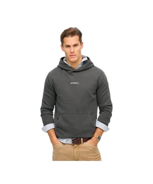 Sweat Superdry Micro Logo Herren Schwarz Baumwolle. Authentisches Kleidungsstück der Marke Superdry - Streetwear/Sportswear Design von Superdry - Superdry für Herren Fashion, perfekt für den Alltag - Sweatshirt von Superdry in Schwarz, das sich hervorragend mit dem Rest Ihrer Garderobe kombiniert - bequeme Baumwollqualität - klassisch - Micro Logo -