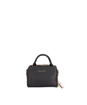 Damenhandtasche mit Reißverschluss. zwei Innentaschen mit Reißverschluss. Eine Vorderseite mit Reißverschluss und eine Rückseite mit Reißverschluss-Außentaschen. verstellbarer und abnehmbarer Schultergurt. Im PU-Griff. zwei Innenfächer.  Außenmaterial: Innenmaterial: 100 % Polyester. Maße: 18x12x10 cm. Modeprodukt