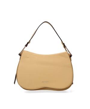 Bolso bandolera para mujer. El cierre es con botón magnético. Los bolsillos internos tienen cremallera. Los bolsillos externos están ausentes. La correa para el hombro es ajustable y extraíble. El mango está fabricado en PU. Hay un compartimento interno. El material externo es 100%PU. Internamente es 100% Poliéster. Medidas: 35,5x23x12 cm. Producto de moda