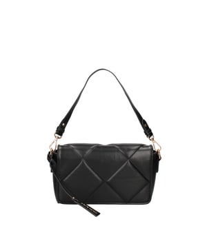 Bolso bandolera para mujer. El cierre es con botón magnético. Los bolsillos internos son uno con cremallera. Los bolsillos externos están ausentes. La correa para el hombro es ajustable y extraíble. El mango es de piel. Hay un compartimento interno. El material externo es 100%PU. Internamente es 100% Poliéster. Medidas: 23,5x14,5x5,5 cm. Producto de moda