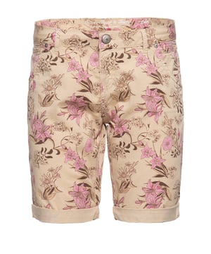 Aufgepasst! Diese süße und feminine Jeansshorts von ATT kann mit ihrem floralen All-Over Print direkt überzeugen! Der angesagte Slim Fit unterstreicht den femininen, exotischen Look der Hose. Ein robustes, strapazierfähiges Jeansgewebe aus Baumwolle mit Stretchantail sorgt für den perfekten Sitz und tolle Bequemlichkeit über den Tag hinweg. Lässige Beinaufschläge harmonieren ideal mit den Swingpockets und den aufgesetzten Gesäßtaschen. Kombiniert mit einfachen Basics wird die Shorts zum echten Hingucker. Rundum eine herrliche Jeans Hose, die Lust auf den Sommer macht!  Amor, Trust & Truth: Wenn Du feminine Looks für den Alltag suchst, dann bist Du bei uns genau richtig! Wir bieten weiblich, legere Kombipartner mit bester Qualität.DESIGN: Süße, feminine Jeans Shorts von ATT mit floralem All-Over Print und Saumaufschlag!PASSFORM: Im angesagten Slim Fit, der die feminine Silhouette gekonnt betontMATERIAL: Aus hochwertiger Baumwolle mit Stretchanteil für einen großartigen KomfortKOMBINATIONSMÖGLICHKEIT: Kombiniert mit einfachen Basics wird die Hose zum echten Hingucker und kann richtig glänzenLIEFERUMFANG: Eine Lieferung enthält eine Damenhose von ATT.