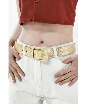 Material: PU  
Acabado brillante  
Importado  
Tamaño: 41.3  
1.5 in  
Hebilla: 2 in  
Diseñado para mujeres