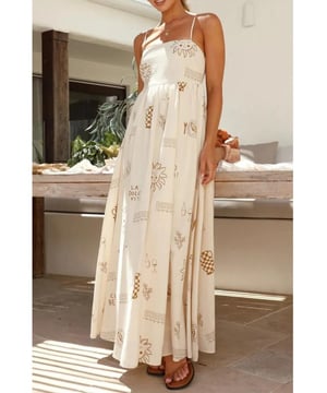 Diseño fruncido y con smock  
Detalle de espalda con corte  
Tela opaca  
Fabricado con 95% poliéster y 5% elastano  
Sin elasticidad  
Sin forro  
Lavar a máquina en frío, secar a baja temperatura  
Importado  
Disponible en tallas S a XL  
Material: 100% algodón