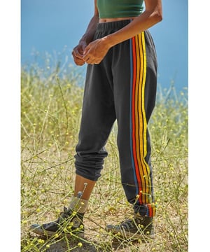 Basisstijl actieve broek  
Enigszins rekbare stof  
Materiaal samenstelling: 75% polyester, 20% katoen, 5% elastaan  
Elastische tailleband voor een veilige pasvorm  
Contrasterende strepen voor een sportieve look  
Machinewas koud, trommeldrogen op lage temperatuur  
Geïmporteerd