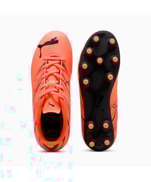 The ATTACANTO Jr is a low-maintenance entry-price football boot with a soft yet durable synthetic upper which features a fast and dynamic graphic print.