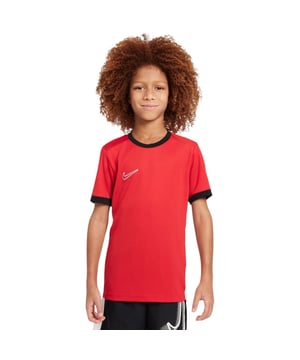 Elevate your game with the Nike Academy 25 Junior Short Sleeve Top—a must-have for aspiring athletes and seasoned players alike. Imagine stepping onto the field, feeling cool confidence wash over you as you gear up for your training routine or next big match. This top incorporates advanced Nike Dri-FIT technology to whisk away sweat, ensuring you remain dry and comfortable even during the most intense drills. With mesh panels strategically placed on the back and sides, enjoy optimal airflow that keeps you cool and focused on the task at hand. Crafted from 100% polyester, this top promises durability and performance.RRP: £17.00But functionality doesn’t mean you have to sacrifice style. Available in a spectrum of nine striking colours, the Nike Academy 25 allows you and your team to express your individual spirit and unity. Whether you're coordinating with your team or standing out with your unique flair, this top is your ticket to making a bold statement on the field. Get ready to redefine what it means to train hard and look great—because with the right gear, greatness is only a match away.FeaturesNike Dri-FIT technology moves sweat away from your skin for quicker evaporation, helping you stay dry and comfortable.Mesh on the back and sides lets air flow to help keep you cool.100% POLYESTERFZ9758