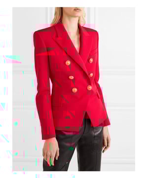 Reverskragen Langarm-Blazer  
Knopfleiste vorne  
Normale Dicke  
Innentextil für zusätzlichen Komfort  
Materialzusammensetzung: 95% Polyester, 5% Spandex  
Pflegehinweise: Kaltmaschinenwäsche, niedriger Temperatur im Trockner  
Importiert