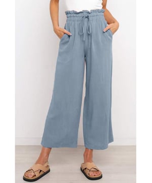 Zugband-Papierbeutel Taille Weite Bein Hosen  
  Zugband Taille  
  Undurchsichtiges Material  
  100 % Polyester  
  Maschinenwäsche kalt, bei niedriger Temperatur im Trockner trocknen  
  Importiert