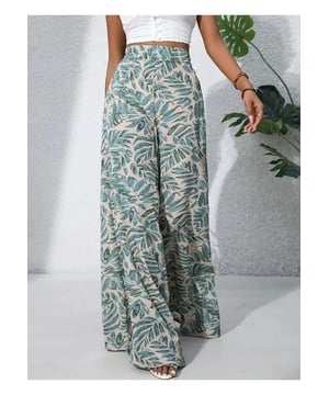Basic-Stil  
Opakes Gewebe  
100% Polyester Material  
Maschinenwäsche kalt  
Im Trockner bei niedriger Temperatur trocknen  
Importiert  
Hohe Taille  
Breite Beinsilhouette  
Erhältlich in den Größen S bis 2XL