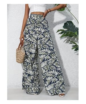 Basic-Stil  
Opaque Stoff  
100 % Polyester  
Maschinenwäsche kalt  
Bei niedriger Temperatur im Trockner trocknen  
Importiert  
Hohe Taille  
Weite Bein-Silhouette  
Erhältlich in den Größen S bis 2XL
