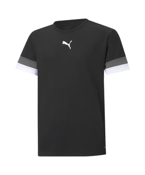 Puma Boys / Girls TeamRISE T Shirt Football Jersey Black 704938