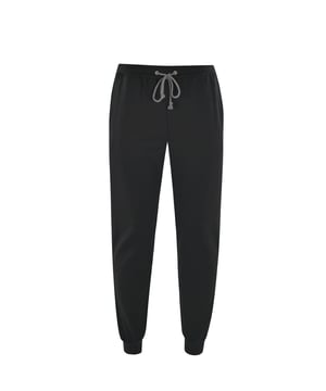 Bequeme lange Freizeithose von der Marke hajo. Angenehm weicher Material-Mix - bügelfrei, atmungsaktiv und hautsympathisch. Einschubtaschen und Kordelzug.