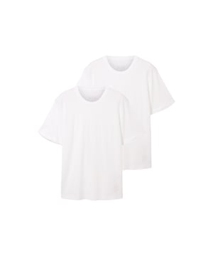 Zoekt u een eenvoudig en comfortabel T-shirt voor elke dag? Dan zijn deze T-shirts voor heren van Tom Tailor precies wat u nodig heeft. De T-shirts zijn gemaakt van 100% katoen, wat prettig aanvoelt op de huid en ademend is. De ronde hals geeft het T-shirt een moderne en casual uitstraling die bij veel outfits past. Het T-shirt heeft een Regular Fit, die u voldoende bewegingsvrijheid biedt. En het beste van alles: u ontvangt twee T-shirts in dezelfde kleur. Zo heeft u altijd een frisse T-shirt bij de hand wanneer u het nodig heeft. Bestel nu uw Tom Tailor dubbelpack T-shirts van katoen met V-hals en ervaar zelf de kwaliteit en het comfort van deze T-shirts.