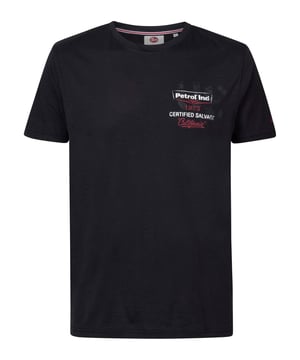 Dit klassieke T-shirt met ronde hals en korte mouwen is een super basic voor de garderobe. De labelprint op de borst en de kleine print op de mouw geven het T-shirt net dat beetje extra.