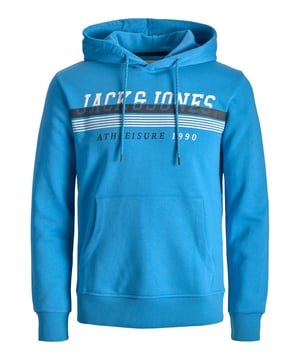 De hoodie voor heren van het merk JACK & JONES is zeer comfortabel en past perfect. De capuchon is verstelbaar met een trekkoord. De kangoeroezak biedt ruimte voor al je essentials. De ribgebreide boorden zorgen voor extra steun en comfort. Zachte, ademende katoen en een nauwkeurige afwerking kenmerken de mode van het merk JACK & JONES. JACK & JONES is een trots lid van de Better Cotton Initiative. Door katoenproducten van JACK & JONES te kopen, ondersteun je een duurzamere katoenproductie.