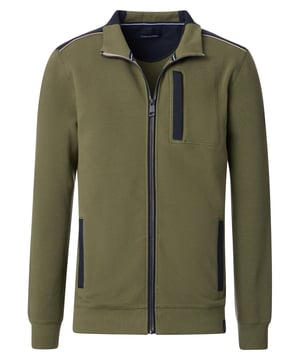 Deze sportieve sweatjack van CASA MODA is een onmisbare metgezel voor de dagelijks. Met haar tijdloze design en comfortabele pasvorm past ze perfect bij elke casual look en biedt ze tal van combinatiemogelijkheden. Een echte alleskunner die elke casual outfit stijlvol afmaakt.