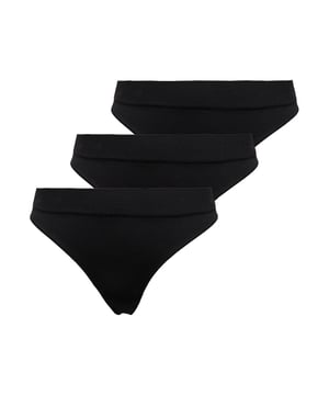 Dieser Tanga aus dem Hause ONLY bietet dir hohen Tragekomfort und überzeugt durch ein einfarbiges Design. Die enger anliegende Passform sorgt für eine optimale Körperbetonung, während der elastische Bund für zusätzlichen Halt und Komfort sorgt. Perfekt für den Alltag, kommt dieser Tanga im praktischen Dreierpack.