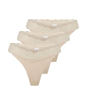 Entdecke den perfekten Mix aus Stil und Komfort mit diesem Tanga-Dreierpack von ONLY. Der elastische Bund sorgt für eine optimale Passform, während das zarte Spitzen-Detail dem einfarbigen Design eine feminine Note verleiht. Dank des weichen Materials bietet dieser Tanga einen hohen Tragekomfort – ideal für jeden Tag.