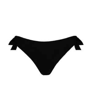 Klein bikini slip 'Solid' van Barts - Zwart, eenvoudig, individueel te combineren: Dit effen bikini onderstuk met een regular cut been en verstelbare zijkanten biedt een flexibele pasvorm met stijlvolle minimalisme. Perfect om te mixen en matchen met je favoriete bikini van BARTS - voor een persoonlijke zomerse look.
