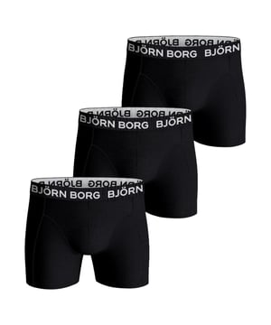 3-Pack Boxers von Björn Borg in der farbe Schwarz.