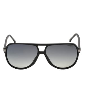 Realza tu estilo con estas gafas de sol Carrera de primera calidad con montura negra mate y sofisticadas lentes polarizadas Grey SF. Su elegante acabado negro mate ofrece un toque contemporáneo, mientras que la tecnología polarizada reduce el deslumbramiento y mejora la claridad visual. Perfectas para conducir, actividades al aire libre o simplemente para destacar, estas gafas de sol combinan la tradición del diseño italiano con una protección ocular superior. Su construcción resistente garantiza una calidad duradera, mientras que su silueta atemporal complementa cualquier forma de rostro. No te conformes con unas gafas comunes cuando puedes experimentar la diferencia Carrera. 61 x 13 x 140, 100 % plástico.