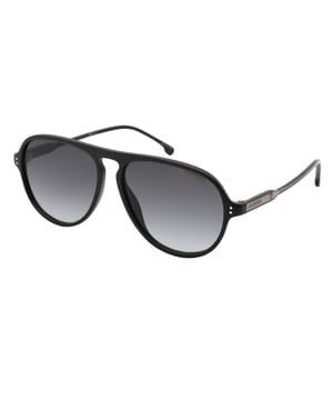 Veredeln Sie Ihren Stil mit der Carrera Sonnenbrille. Diese hochwertigen mattschwarzen Rahmen mit raffinierten grauen Verlaufsgläsern bieten Schutz und modischen Look. Diese Designer-Sonnenbrille wurde sorgfältig für Komfort und Langlebigkeit gefertigt und setzt ein klares Statement. Sie bietet gleichzeitig unverzichtbaren UV-Schutz. Perfekt für den Alltag oder besondere Anlässe – das ultimative Accessoire für jeden Look mit unverwechselbarer Carrera-Qualität und Prestige. 57 x 14 x 145 mm, 100 % Kunststoff