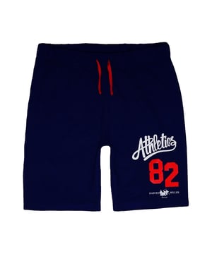 Praktische kurze Sweathose mit Schnürung. Ideal für Sport und Freizeit. Harvey Miller Logo auf linken Bein.