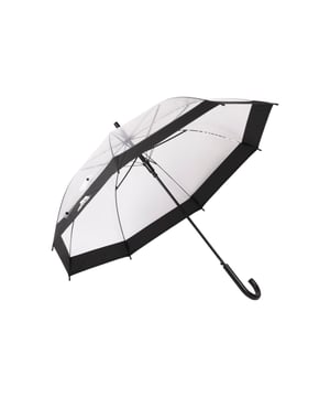 100% POE. Marke: Trespass. Design: Transparent, Logo. Regenschirmmerkmale: Knopf zum Ausfalten, Einzel-Schirmdach. Griffmerkmale: Krummstabgriff. Material: Leicht.