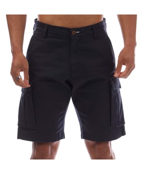 Mens Gant Relaxed Fit Twill Cargo Shorts in marine.- Zip fly and button fastening. - Front slant pockets.- Buttoned cargo pockets.- Buttoned rear welt pockets.- GANT embroidery at rear right pocket.- Comfortable stretch cotton twill construction.- Relaxed fit.- Shell: 98% Cotton  2% Elastane.  Pocket lining: 100% Cotton.  Machine washable. - Ref: 205044410