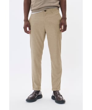 Regular fit,Regular taille,Slim  Fijne was 30°, niet bleken, niet in de droger drogen, Druipnat ophangen, koud strijken max. 110° C, Droogreiniging  82% Polyester,17% Linnen,1% Elastaan