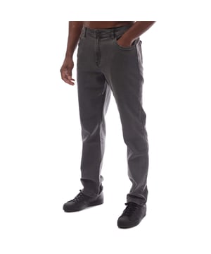 Heren Timberland Stretch Washed Jeans in antraciet. - Ritssluiting met knoopsluiting. - Klassiek vijf-pocket ontwerp. - Ceintuurlussen. - Merkenpatch op de taille, knopen en klinknagels. - Gemiddelde taillehoogte. - Tapered pijpen. - 99% Katoen  1% Elastaan. - Ref: A6S6H0031