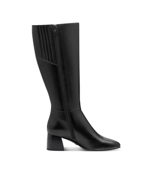Step out in sleek style with these Tamaris leather knee-high boots. Designed for comfort and elegance, they feature a 55mm heel and TOUCH-IT insole that adapts to your foot for a customized feel.

Key Features:
Premium genuine leather upper
Full-length side zip for easy on/off
Soft textile lining and insole
Touch-It footbed for personalized comfort
55mm heel for an elegant lift
Durable synthetic outsole
Ideal for fashion or riding-inspired looks