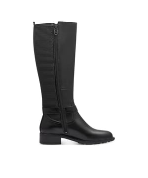 Luce un estilo único con estas botas de cuero Tamaris hasta la rodilla, diseñadas con una silueta elegante y la máxima comodidad. La plantilla Touch-It se adapta a tu pie, lo que las hace perfectas para usarlas todo el día. Características principales: Parte superior de cuero y tela. Cierre de cremallera completo para mayor comodidad. Forro y plantilla de tela suave. Plantilla Touch-It para una comodidad adaptable. Tacón de 35 mm para una elevación elegante. Suela sintética resistente. Ideal para un estilo de conducción o looks de moda.